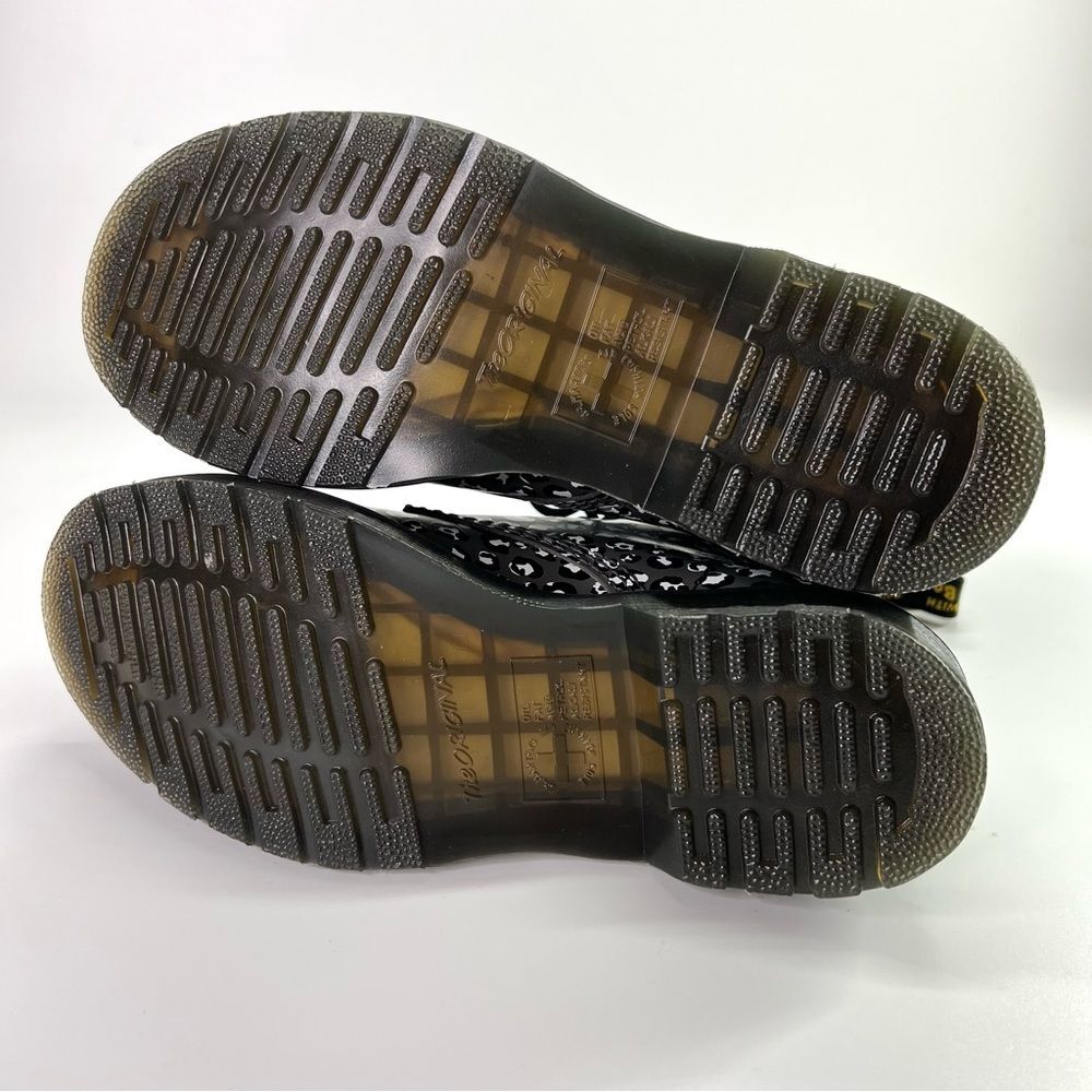 Dr. Martens Combat Boots 1460 Leopard Smooth Leather Lace Up 7 US/5UK - Picture 14 of 14